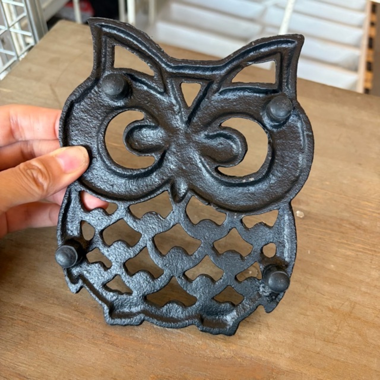 コベントアイアン トリベット オウル　鍋敷き　鳥　フクロウ　trivet 　owl