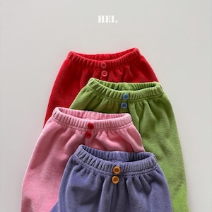 【2点送料無料】«予約»«Hei» カラージョガーパンツ 4colors