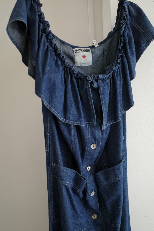 blossom denim one-piece(MOSCHINO)