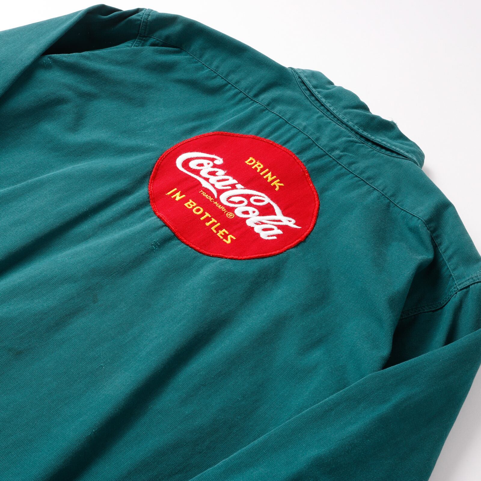 逸品】50s Coca-Cola special vintage work cotton green big size