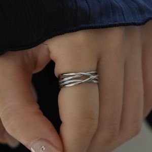 316L four line ring  #r76