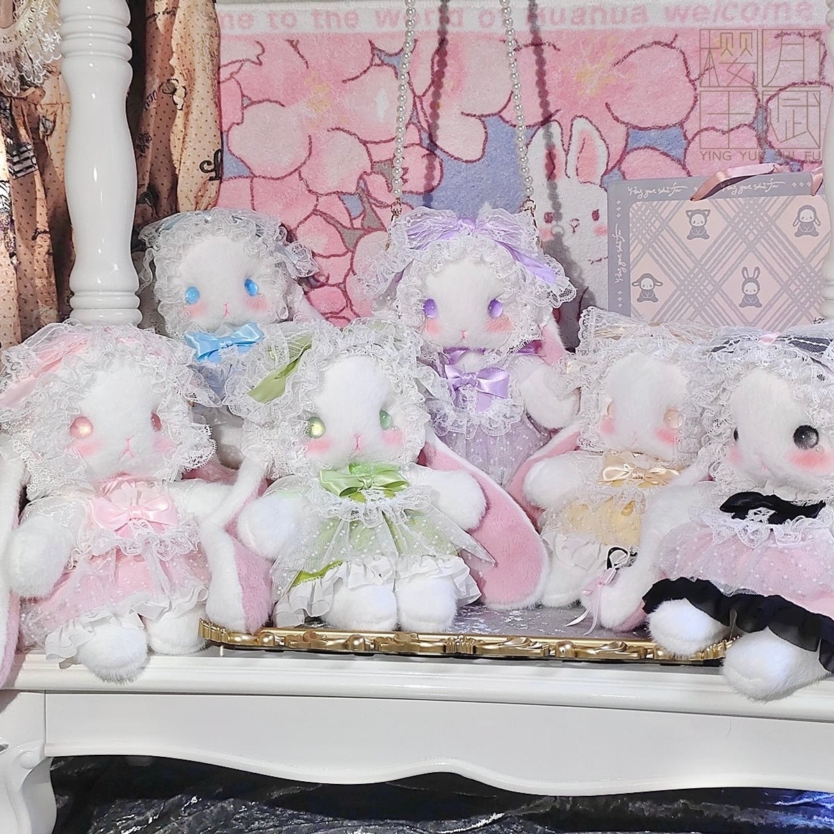 ♡ Lolita baby たれみみうさぎ ぬいぐるみポシェット light blue