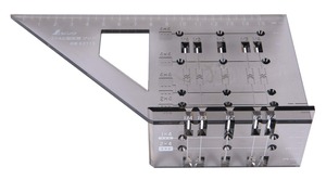 【在庫のみ】シンワ測定(Shinwa Sokutei) 2×4 止型定規 クリア ツーバイフォー 62115