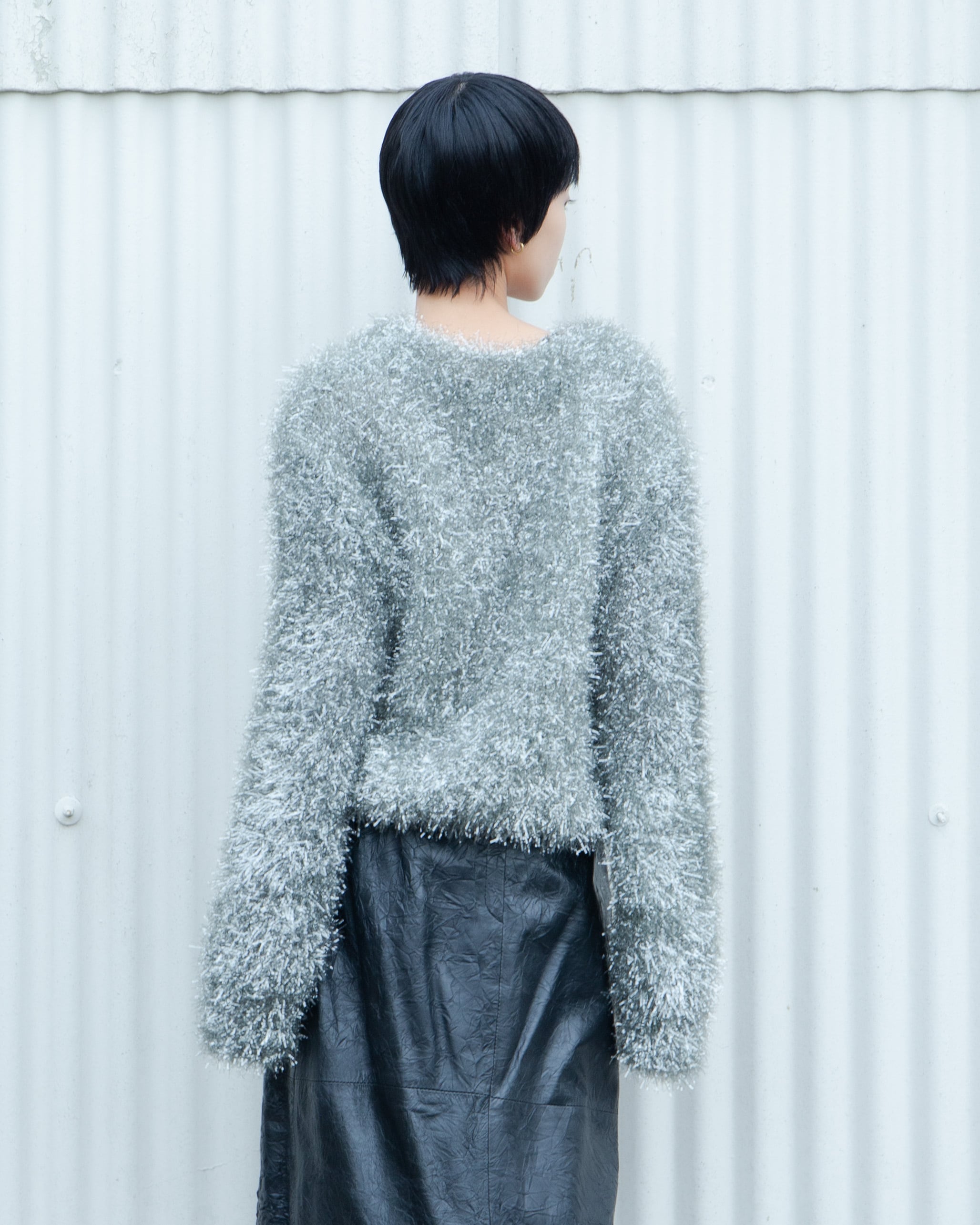 トップス OPEN SESAME CLUB sheerlattice tops OPEN SESAME CLUB - film shiny tops | LUIK FINN