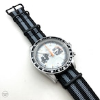 PVDプレミアムNATOストラップ ブラック・グレー/JB 18/22mm 腕時計ベルト