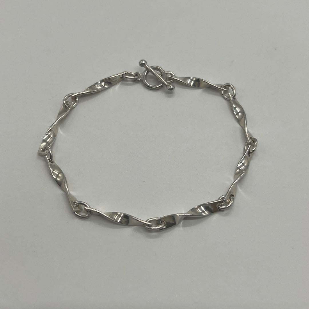 ジョージジェンセン プレート ツイスト トグルブレスレット 283C SV925