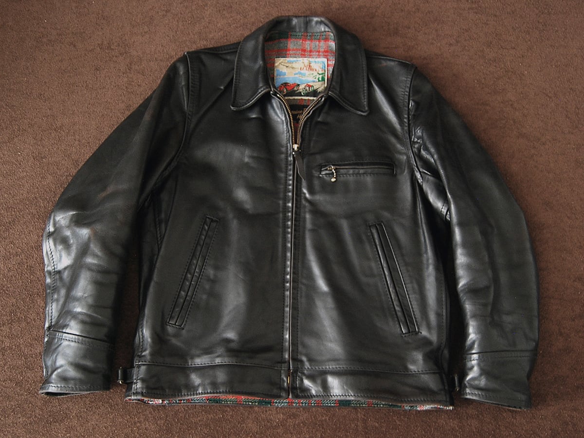 AERO LEATHER “Highwayman” ホースハイドシングルライダース | SECOND 