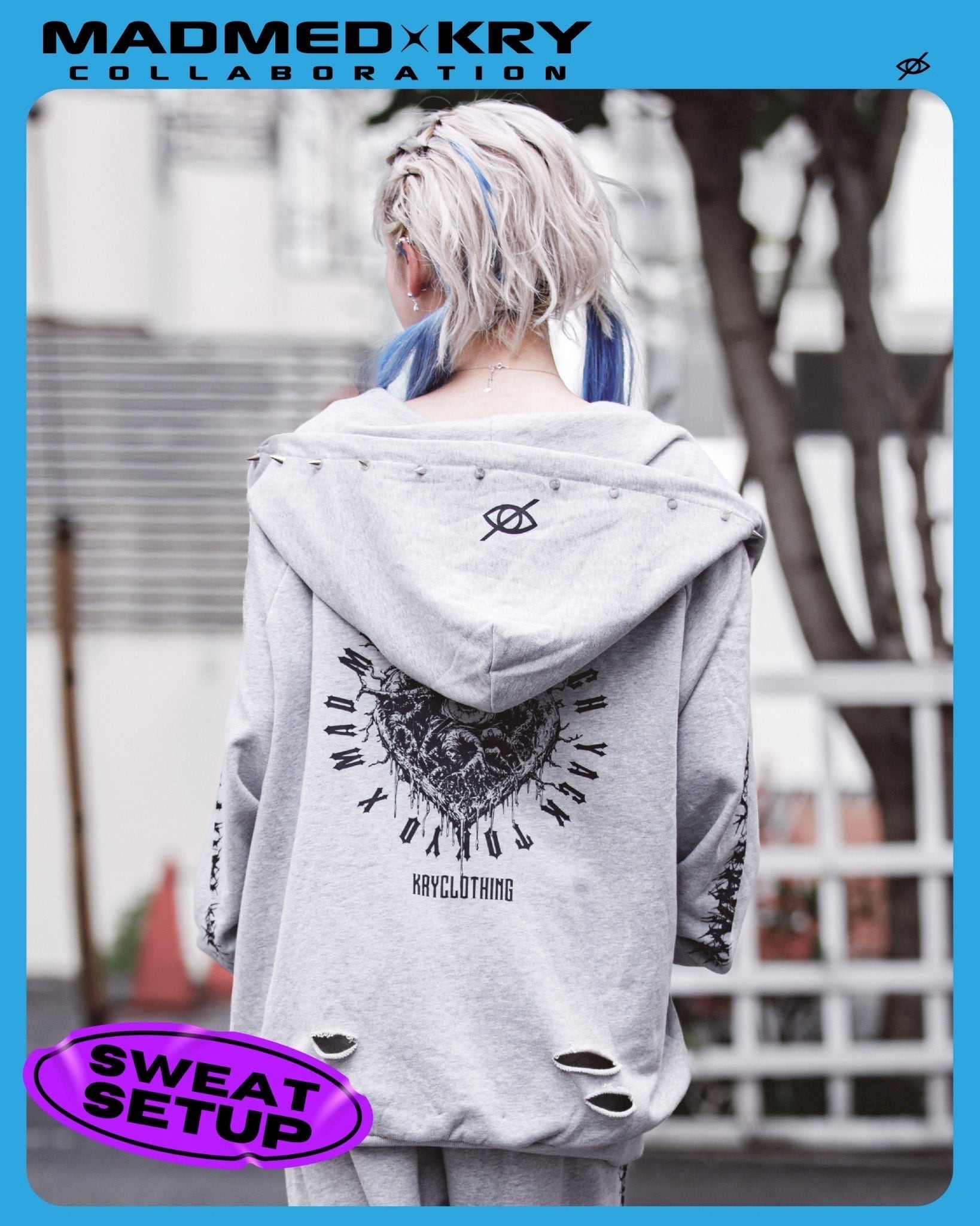 MADMED × KRYコラボSETUP グレー | MAD'S iNKオフィシャルオンラインストア