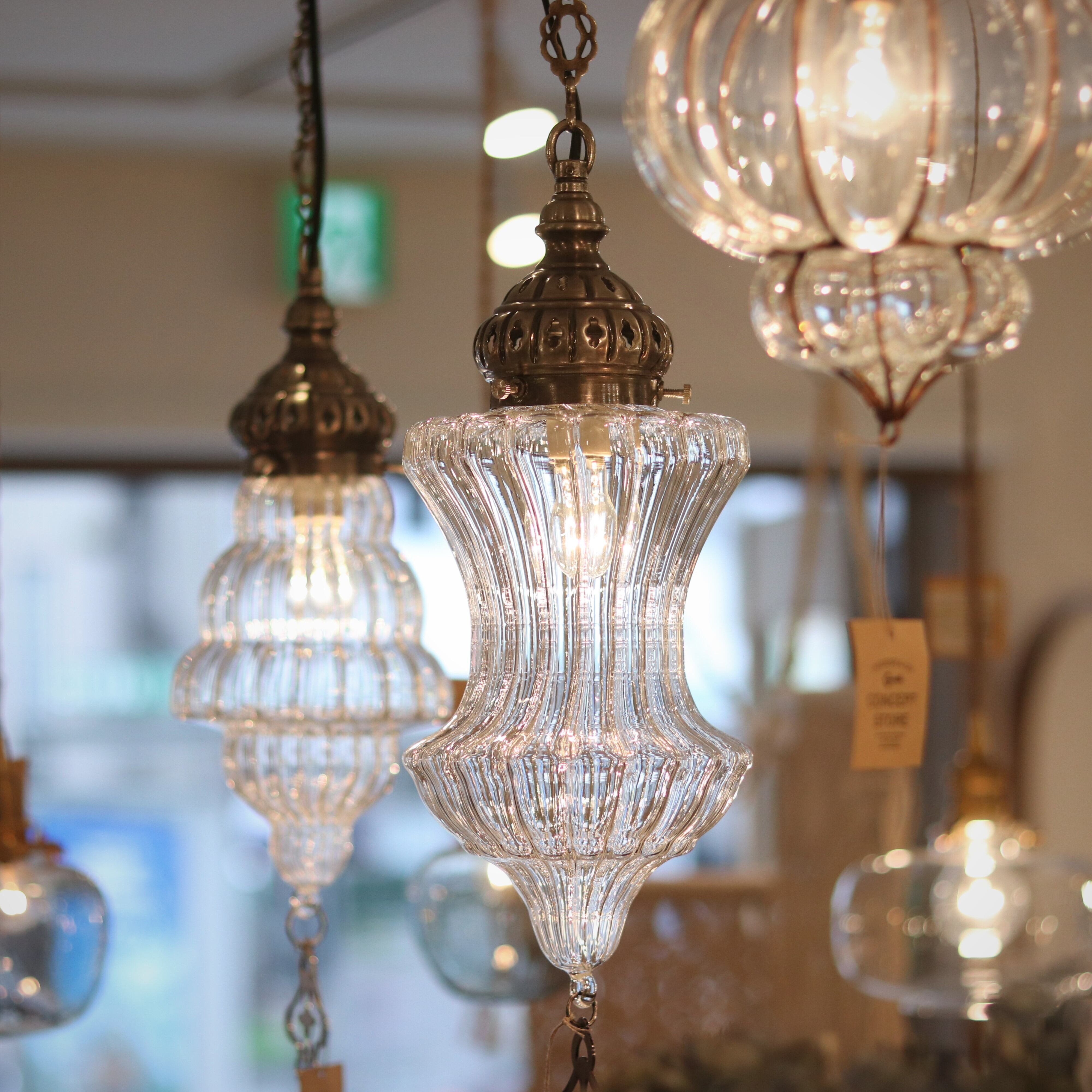 照明】オットマンクラシックガラスランプ016【3406】 | ジーフラット