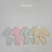 【取寄】SOYBEAN ストライプ上下セット|秋服|韓国子供服| 26/AT