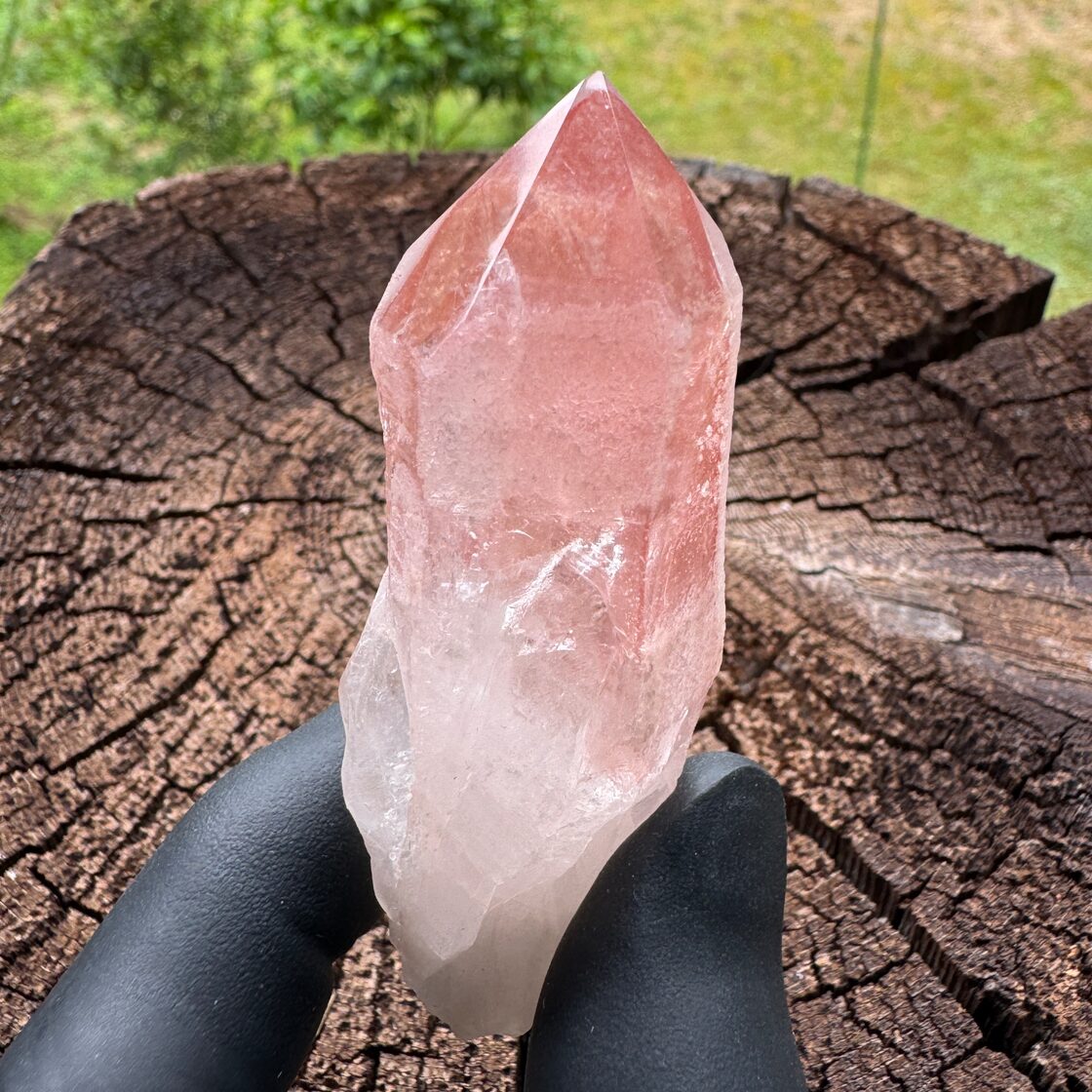 ピンクレムリアンシードクリスタル ポイント 】 水晶 クォーツ quartz 
