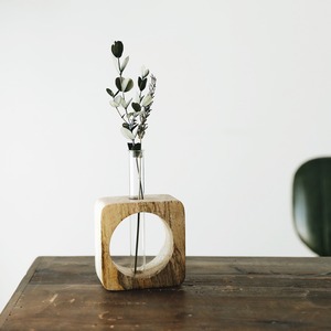 Square flower vase ＋ Dryflower