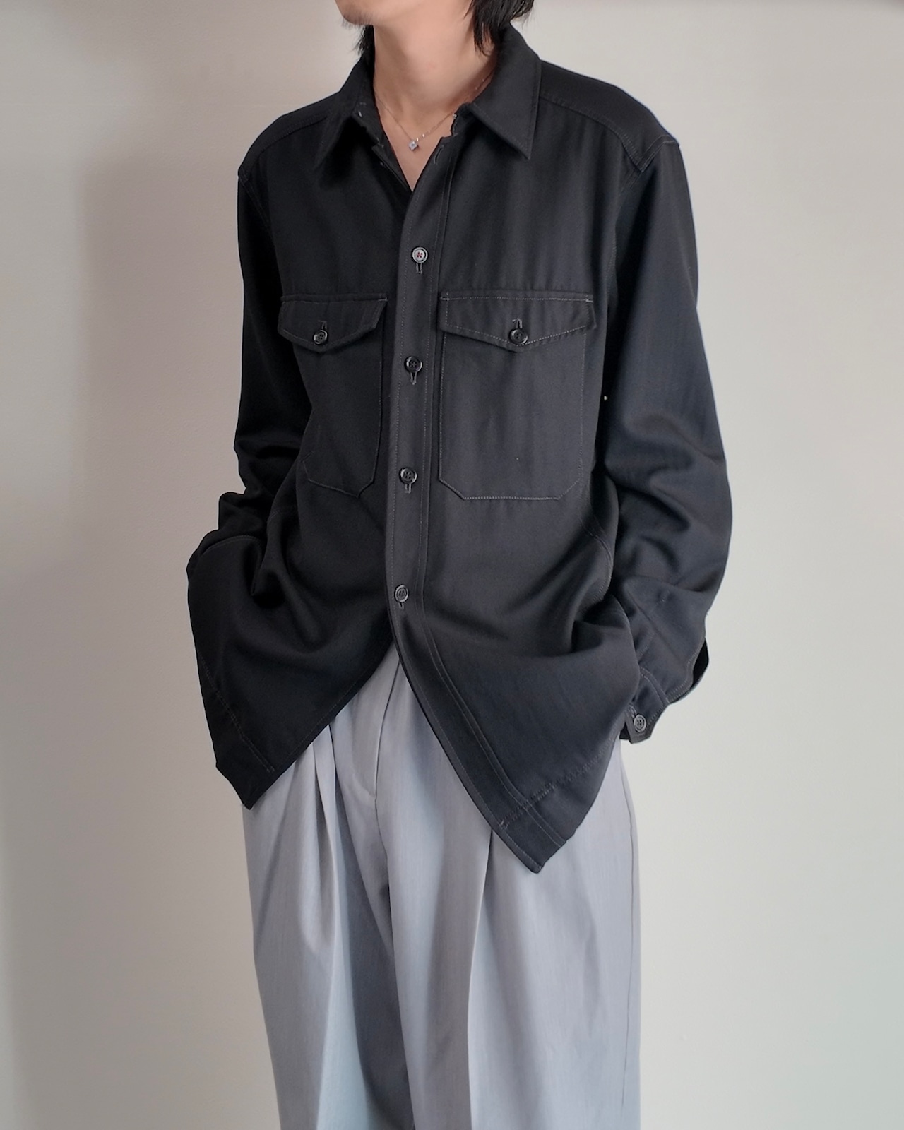 【PRADA sports】virgin wool C.P.O jacket