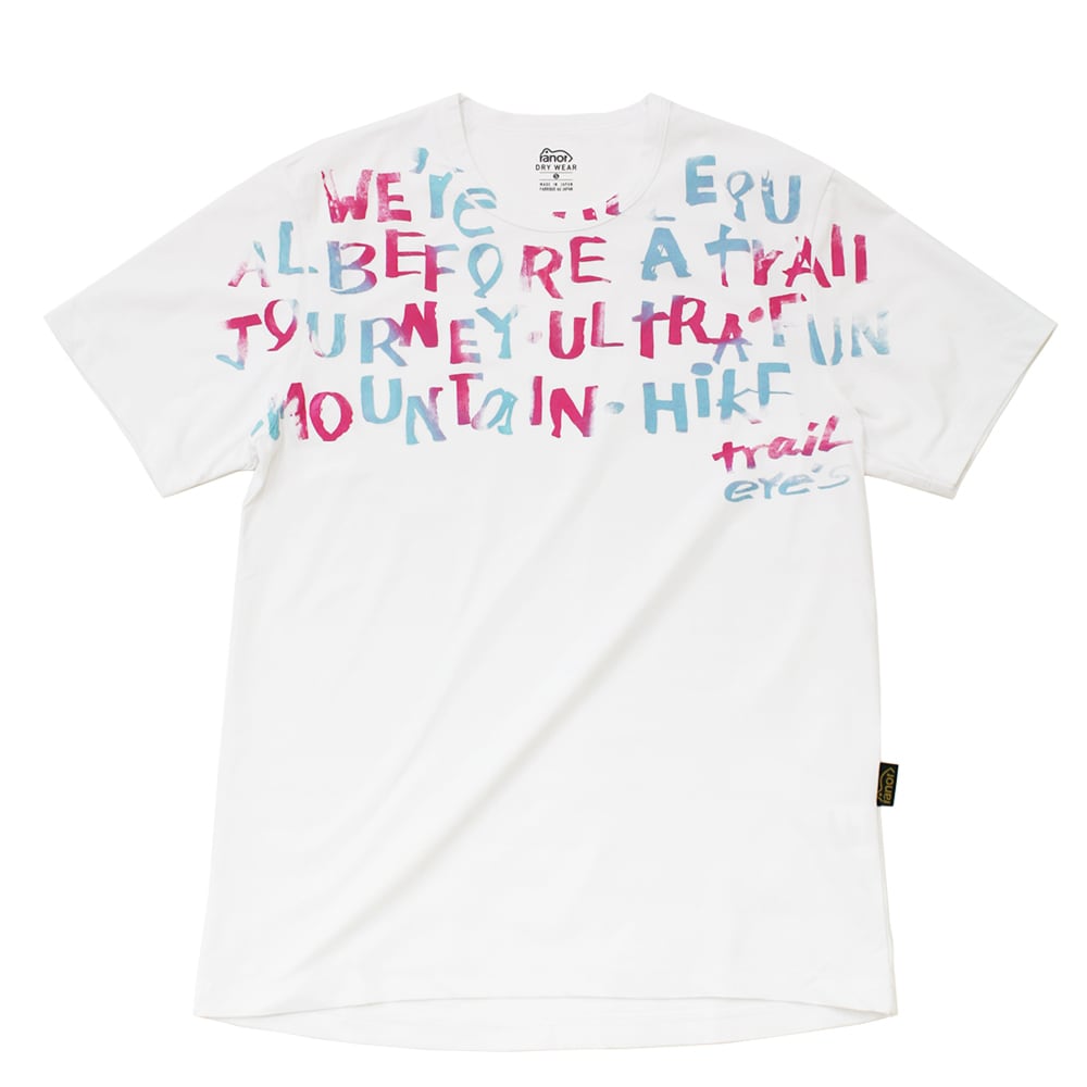 ranor(ラナー) HAND LOGO MIXCHER PRINT T-SHIRT PINK×MINT