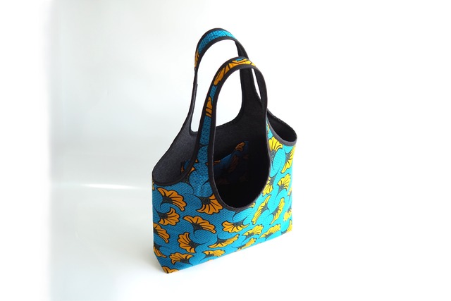 Tote Bag BIG【African Style × recycled felt】