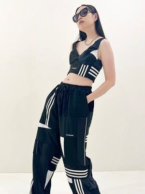 KOH ISHIGURO Upcycled Crazy Patchwork bustier