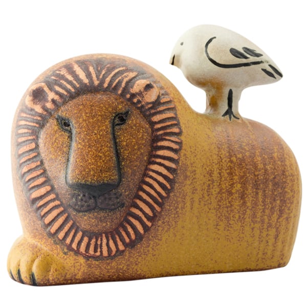 Lisa Larson（リサ ラーソン） Lion with bird | PENCIL ONLINE SHOP