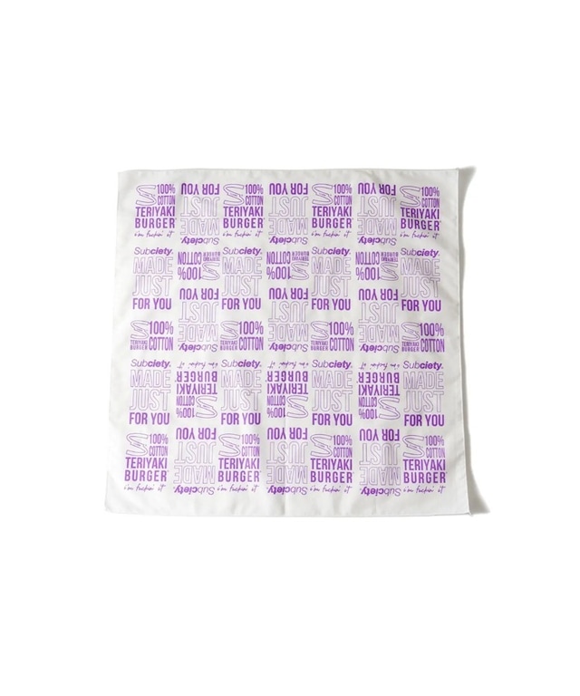 Subciety / Wrapping bandanna / バンダナ / Made in USA / 105-84980