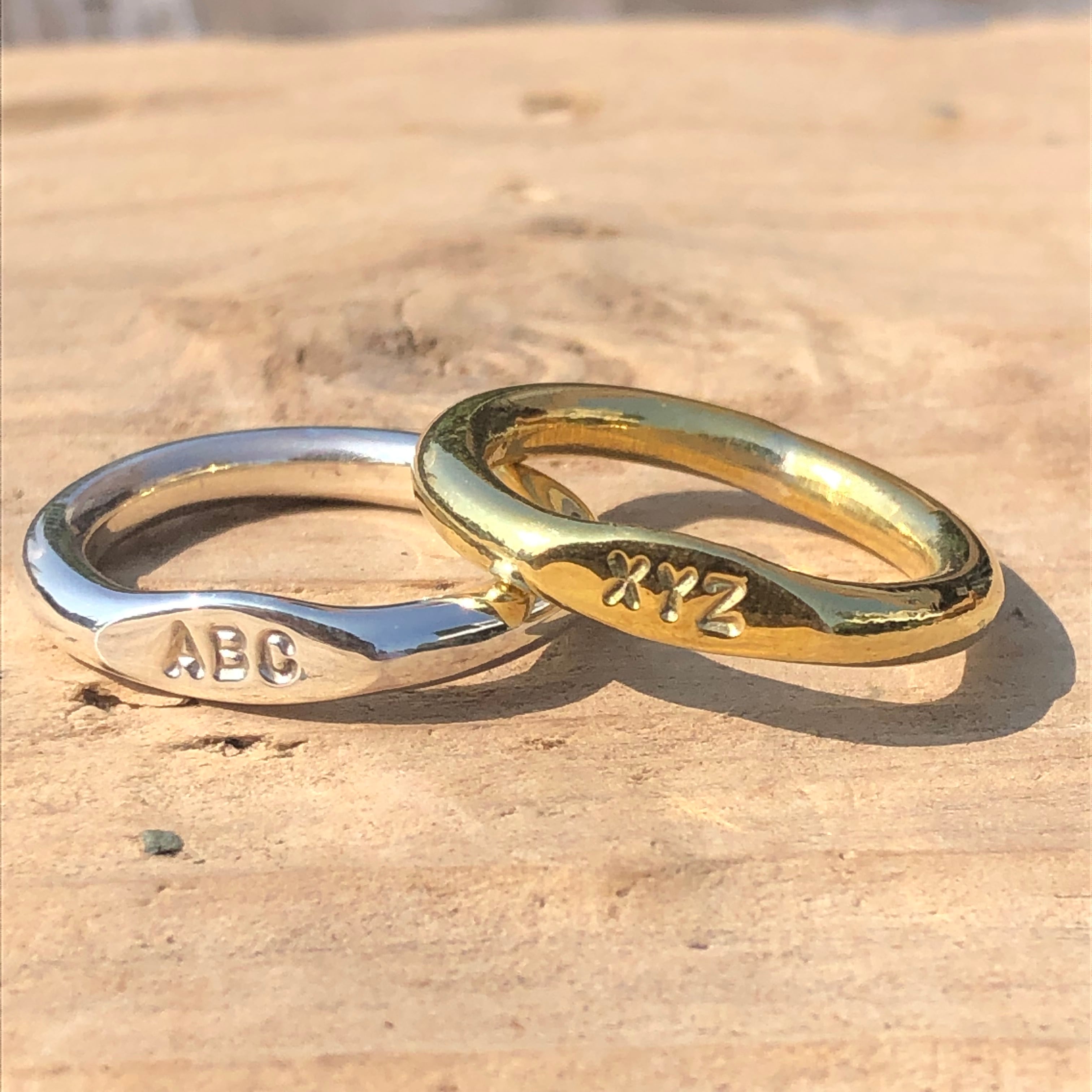 メモリアルリング】Brass（真鍮）製ハンドメイドリング3mm | Lady Bug