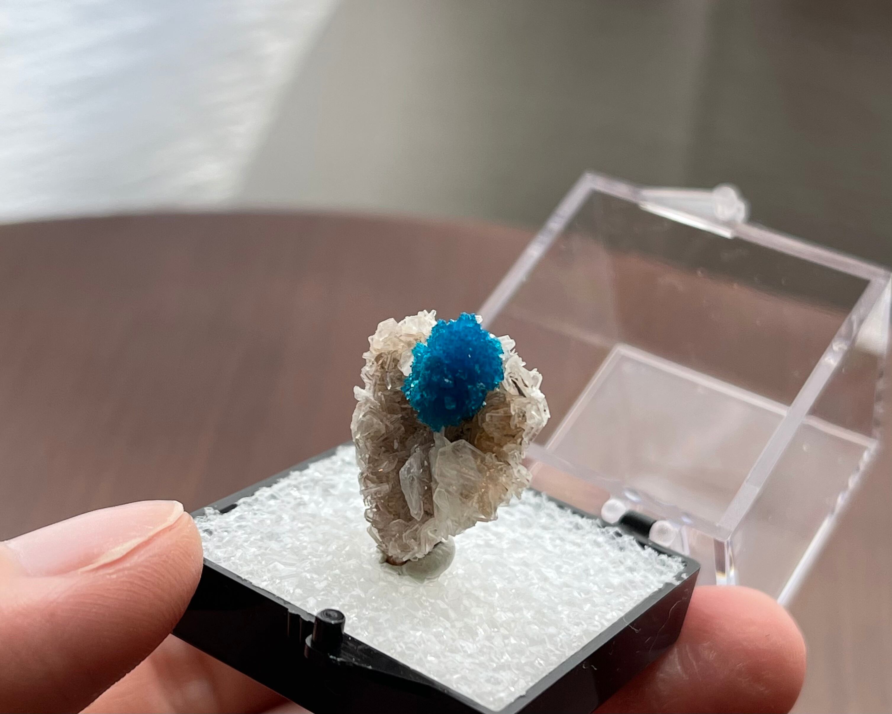 カバンサイト/スティルバイト【Cavansite with Stilbite】インド産