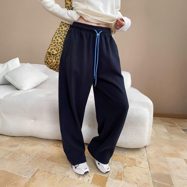 ルーズフィットフリースライニングスウェットパンツ　A01968