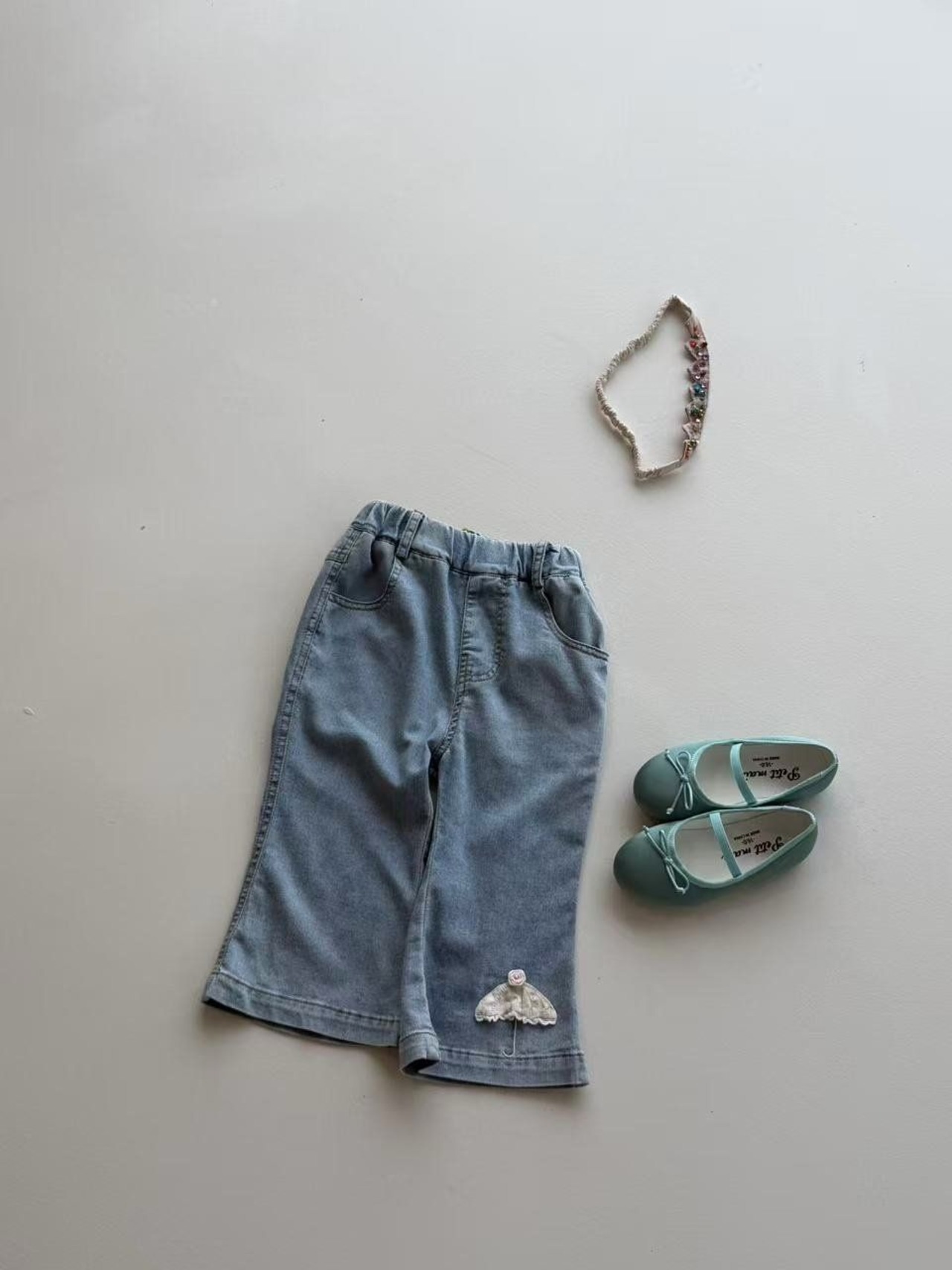 [aiai] Sweet Umbrella Denim Pants / [아이아이] 스위트우산데님팬츠