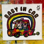 BABY IN CAR ステッカー (ブタカー)