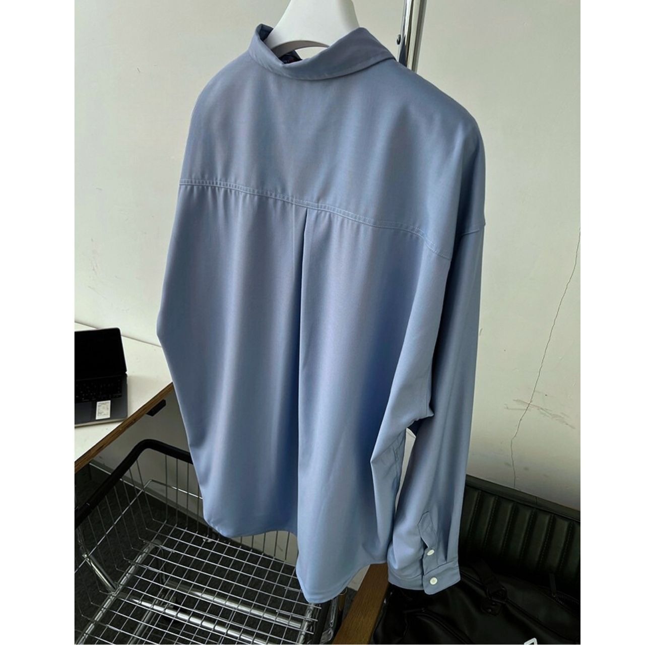 ライトブルーカレッジロゴシャツ　1104