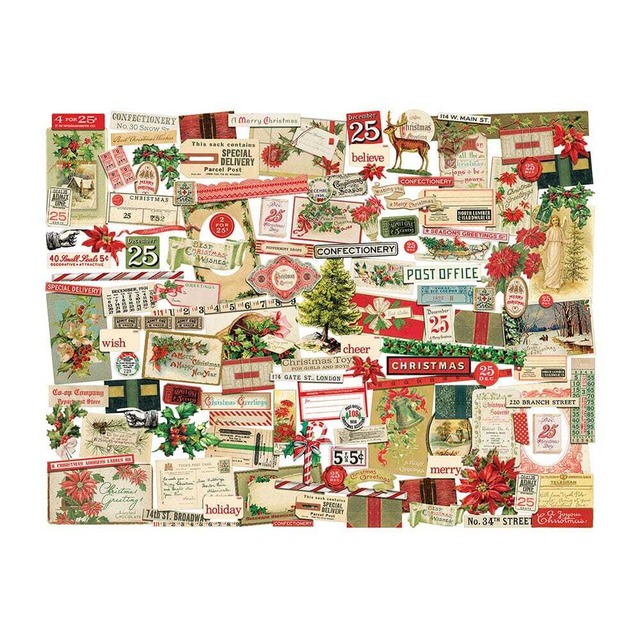 Tim Holtz　クリスマスのエフェメラ素材132枚入り Idea-ology Ephemera Pack Christmas 2025 TH94447【Tim Holtz（ティムホルツ）】[TH-255m]