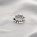 honeycomb ring platinum