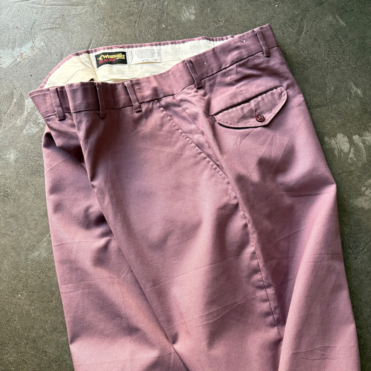 wrangler color poly slacks smokey purple | Hoo Koo E Koo