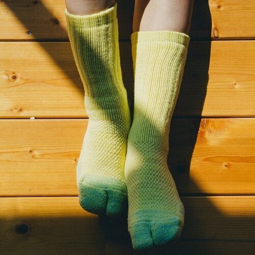 NODAL 84N Long Socks ノーダル 日本製足袋ウールソックス ピンク