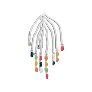 DELIRI BROOCH SILVER-PLATED