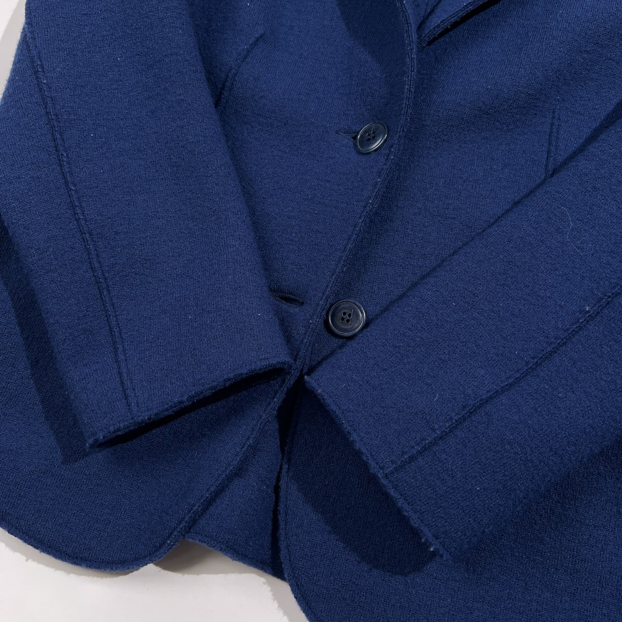 ROSSO35 ロッソ トレンタチンクエ ウール 2B ジャケット サイズ 44 /ブルー/イタリア製/レディース