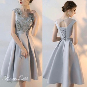 ★送料無料★7号（S)☆花柄立体刺繍サテンマキシ丈ワンピ(OPN3459）