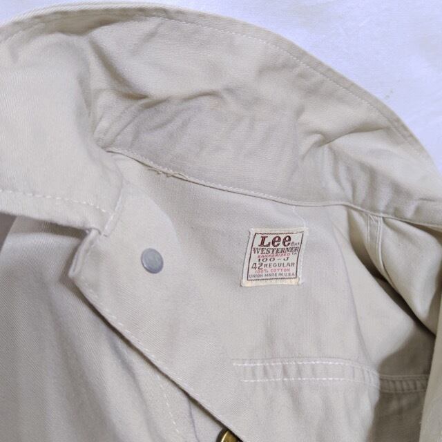 1970s Lee 100 - J WESTERNER Cotton Satin Jacket / ミント