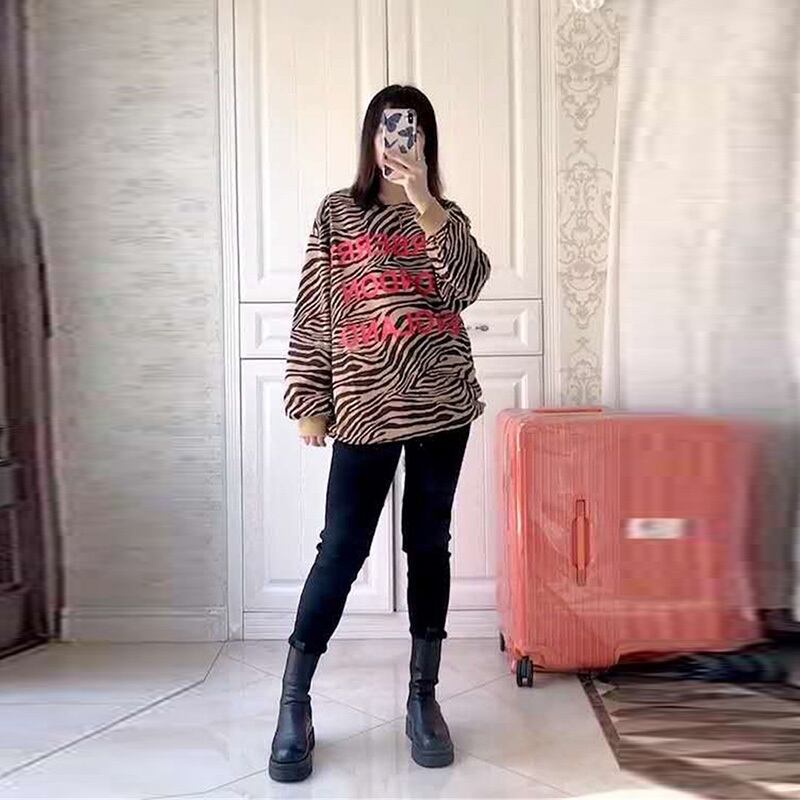 ファットシスターmmルーズ長袖Tシャツプラスファットプラスサイズ婦人服2020新作秋服薄手の洋服トップス ミックスインファッション41556123162