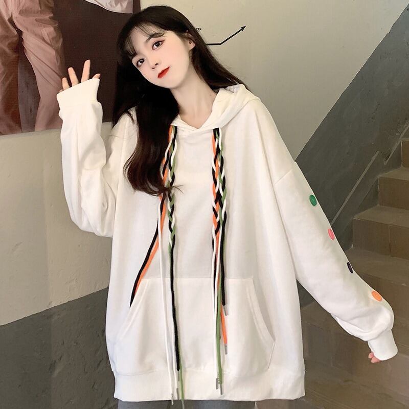 フードセーター スタイルスプリングオータム薄手コート ジャケット 春物 秋物 YY-ファッション12605402712