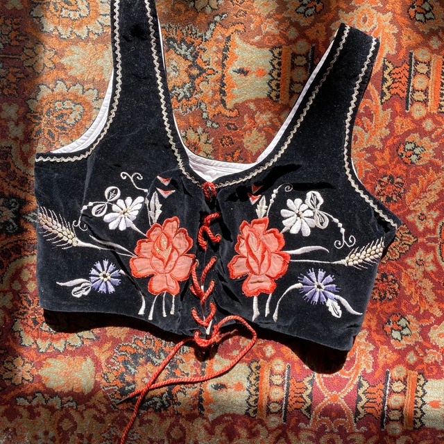 Austrian Velvet Bustier