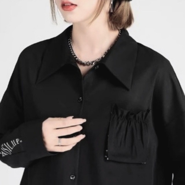 Street mode line print shirt C0889