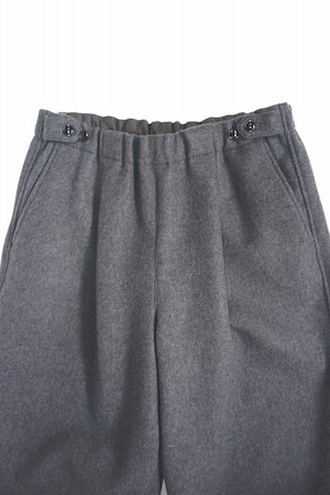 Wool Beaver Wide Easy Pants