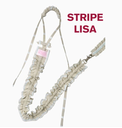 予約【littlesara】Stripe Leash (4Color)