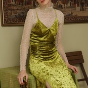 Sheer Dot Turtle Top F0070