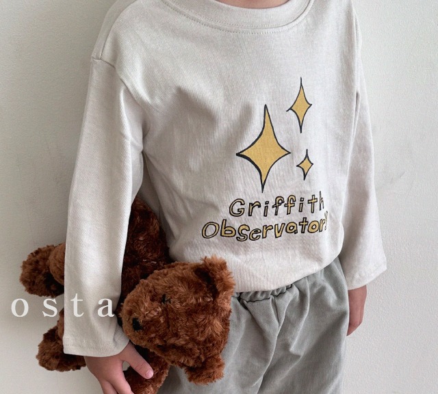 《秋ご予約》griffith tee ★ ｜ご予約 秋 aosta アオスタ tops トップス shirt シャツ 女の子 男の子 ベビー