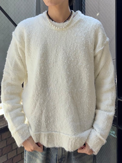 【ALUDE】cloud soft haze knit（2color）