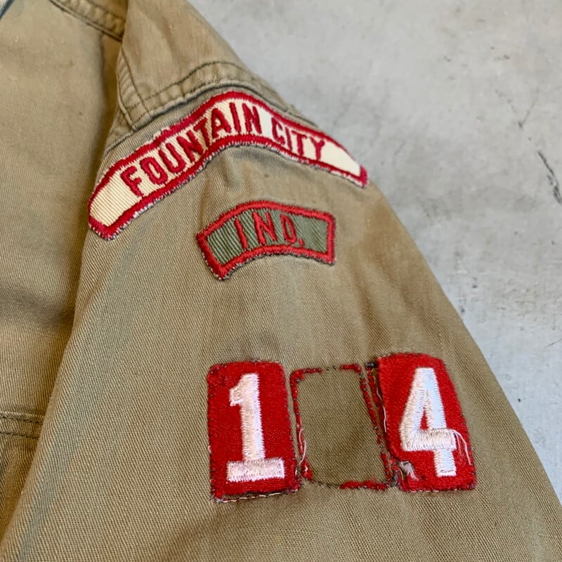 40's BOYSCOUT OF AMERICA ボーイスカウトシャツ BSA チェンジ