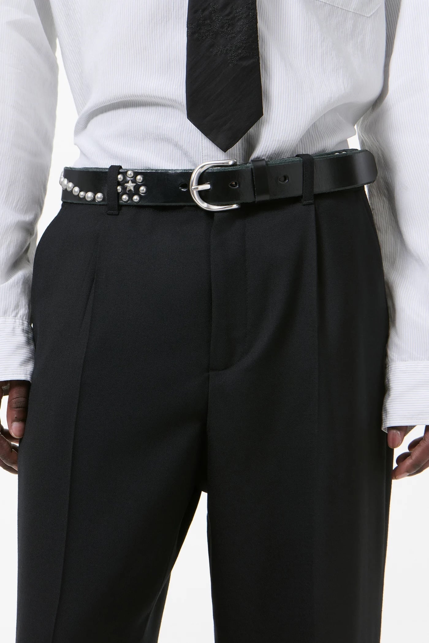 OUR LEGACY BORROWED CHINO Black Panama Wool M421BBPW | BEST