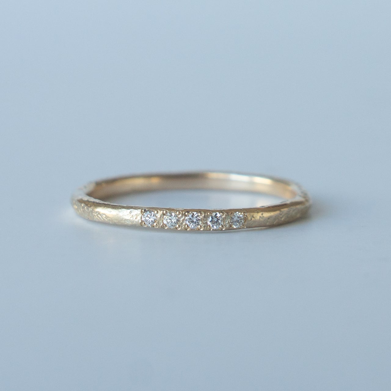 ロック ダイヤモンド リング W1.6 K10 | Kumiko Taya jewelry