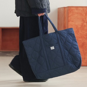 NAVY キルティング ビッグトートバッグ a-1249