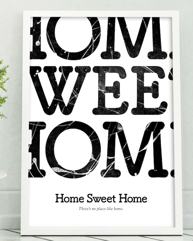アートポスター / home sweet home Ⅰ　eb180